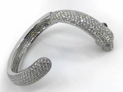 Cartier Panthère de Cartier Armreif | Weißgold | ca. 15.74 ct Pavè | Diamanten Smaragde Abbildung 7