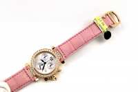 Cartier Pasha de Cartier 32 Chrono | orig. Diamantbesatz | Gelbgold | Ref. WJ12061G Abbildung 6