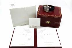 Cartier Tortue XL | Flinqué Zifferblatt | Weißgold | Ref. W1556233 | Box und Zertifikat Abbildung 10