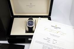 Patek Philippe Jumbo AQUANAUT blue | 5168G in Weißgold | Box und Zertifikat | Mai 2018 Image 17