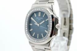 seltene Jumbo NAUTILUS | 5713|1G in Weißgold | original Diamant Lünette Image 15