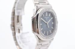 seltene Jumbo NAUTILUS | 5713|1G in Weißgold | original Diamant Lünette Image 6