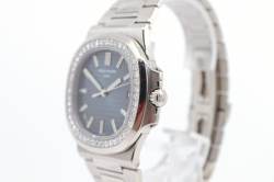 seltene Jumbo NAUTILUS | 5713|1G in Weißgold | original Diamant Lünette Image 7