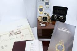 Patek Philippe 3700J seltene Vintage Nautilus mit passenden Manschettenknöpfen Ref. 9038J Image 19