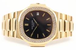 Patek Philippe 3700J seltene Vintage Nautilus mit passenden Manschettenknöpfen Ref. 9038J Image 25