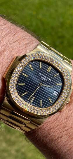 Patek Philippe 3700J seltene Vintage Nautilus mit passenden Manschettenknöpfen Ref. 9038J Image 26