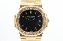 Patek Philippe 3700J seltene Vintage Nautilus mit passenden Manschettenknöpfen Ref. 9038J Image 7