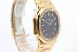 Patek Philippe 3700J seltene Vintage Nautilus mit passenden Manschettenknöpfen Ref. 9038J Image 8