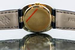 Patek Philippe ELLIPSE D'OR | Ref. 3848 | passende Manschettenknöpfe | blue Cobalt Sunburst Image 4