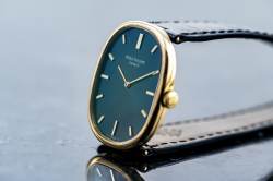 Patek Philippe ELLIPSE D'OR | Ref. 3848 | passende Manschettenknöpfe | blue Cobalt Sunburst Image 7
