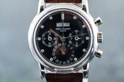 Patek Philippe 3970EP Chronograph Ewiger Kalender seltene Ausführung Platin Image 4
