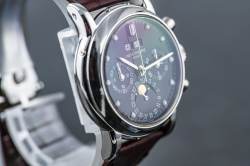 Patek Philippe 3970EP Chronograph Ewiger Kalender seltene Ausführung Platin Image 6