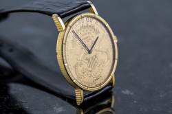 Corum Vintage COIN WATCH | Double Eagle 20 US $ | Handaufzug | Full Set Image 8