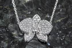 Cartier CARESSE D'ORCHIDÉES par Cartier Collier | Weißgold | Diamant Pavé Abbildung 6
