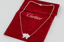 Cartier CARESSE D'ORCHIDÉES par Cartier Collier | Weißgold | Diamant Pavé Abbildung 7