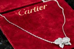 Cartier CARESSE D'ORCHIDÉES par Cartier Collier | Weißgold | Diamant Pavé Abbildung 8