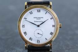 Patek Philippe seltene CALATRAVA | 3919J | signiert TIFFANY & CO | Box und Extract Image 5