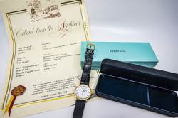 Patek Philippe seltene CALATRAVA | 3919J | signiert TIFFANY & CO | Box und Extract Image 8