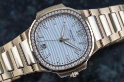 Patek Philippe medium NAUTILUS | 7118/1200R in Roségold | Diamant Lünette | Full Set 2018 | Image 13
