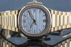 Patek Philippe medium NAUTILUS | 7118/1200R in Roségold | Diamant Lünette | Full Set 2018 | Image 19