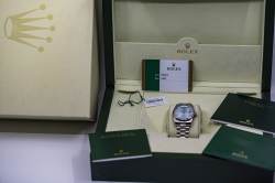 Rolex DAY-DATE Chronometer | 118206 | Platin Ice Blue | Full Set 2017 | LC100 Image 12