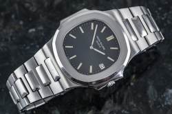 Patek Philippe 3700 Vintage Jumbo Nautilus Type 7 Serif Korkbox und PP Service Image 23