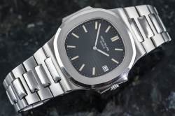 Patek Philippe 3700 Vintage Jumbo Nautilus Type 7 Serif Korkbox und PP Service Image 3