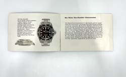 Rolex Submariner Booklet von 1972 Ref. 5513 / 1680 / 1665 / 1680 Abbildung 3