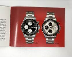 Tudor Booklet von 1986 Big Block Chronograph 94210 & 94200  Abbildung 3