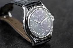 Patek Philippe 5035P Jahreskalender Noir Romaines Platin Full Set 1999 Image 14