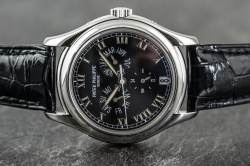 Patek Philippe 5035P Jahreskalender Noir Romaines Platin Full Set 1999 Image 17