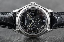 Patek Philippe 5035P Jahreskalender Noir Romaines Platin Full Set 1999 Image 3