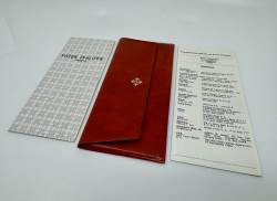 Patek Philippe Kunststoff Etui für das Zertifikat zur Nautilus 3700 Stahl 1976 Image 3