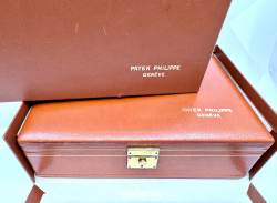 Patek Philippe außergewöhnlich seltene Box mehrteilig mit Umkarton 24 x 16 cm Image 9