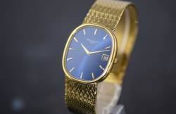 Patek Philippe 3605 Ellipse d'or Date blue dial PP Servicerechnung 2008 Image 10