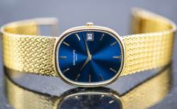 Patek Philippe 3605 Ellipse d'or Date blue dial PP Servicerechnung 2008 Image 16