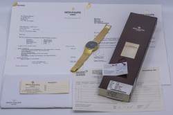 Patek Philippe 3605 Ellipse d'or Date blue dial PP Servicerechnung 2008 Image 4