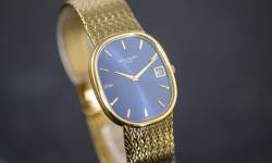 Patek Philippe 3605 Ellipse d'or Date blue dial PP Servicerechnung 2008 Image 9
