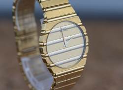 Piaget 7661 C 701 sehr seltene Vintage Polo Gelbgold Full Set unpoliert Abbildung 10