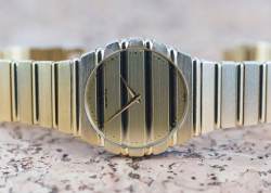 Piaget 7661 C 701 sehr seltene Vintage Polo Gelbgold Full Set unpoliert Abbildung 5
