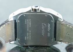 Cartier W20072X7 Santos 100 Papiere + Kaufrechnung 2005 Stahl & Gold Abbildung 5