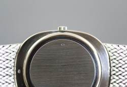 Patek Philippe 3605 seltene Jumbo Ellipse Weißgold blue dial Zertifikat 1977 Image 14