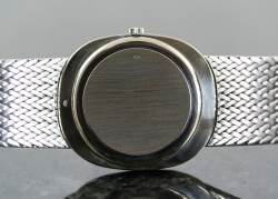 Patek Philippe 3605 seltene Jumbo Ellipse Weißgold blue dial Zertifikat 1977 Image 6