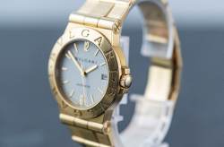 Bulgari LCV 35 G Diagono Gelbgold original Goldarmband 170 gr Full Set Image 13