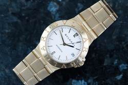 Bulgari LCV 35 G Diagono Gelbgold original Goldarmband 170 gr Full Set Image 14