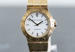 Bulgari LCV 35 G Diagono Gelbgold original Goldarmband 170 gr Full Set Image 8
