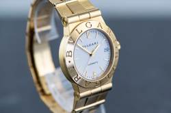 Bulgari LCV 35 G Diagono Gelbgold original Goldarmband 170 gr Full Set Image 9