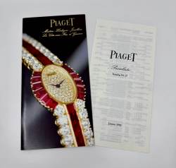 Piaget Uhren Katalog u.a. Piaget Polo von 1983 in deutsch mit Preisliste 1985 Image 4