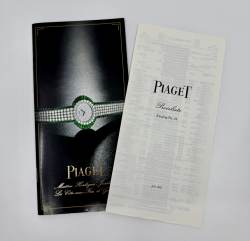 Piaget Uhren Katalog u.a. Piaget Polo von 1980 in deutsch mit Preisliste 1980 Image 4