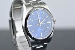 Rolex 114300 Oyster Perpetual 39 blue dial Stahl LC100 Zertifikat 2017 Abbildung 10